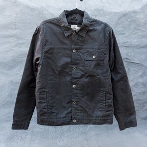 Flint And Tinder - Blanket Lined - Waxed Trucker Jacket Medium -Black - US Made